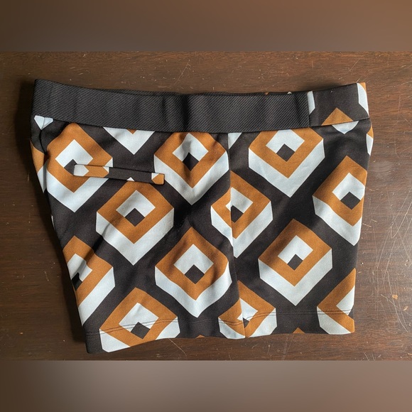 Diane Von Furstenberg Archive Diamond Printed Jogette Shorts - Picture 5 of 10